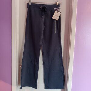 DERECK HEART WOMEN'S MEDIUM NAVY KNIT PANTS NWT butterfly